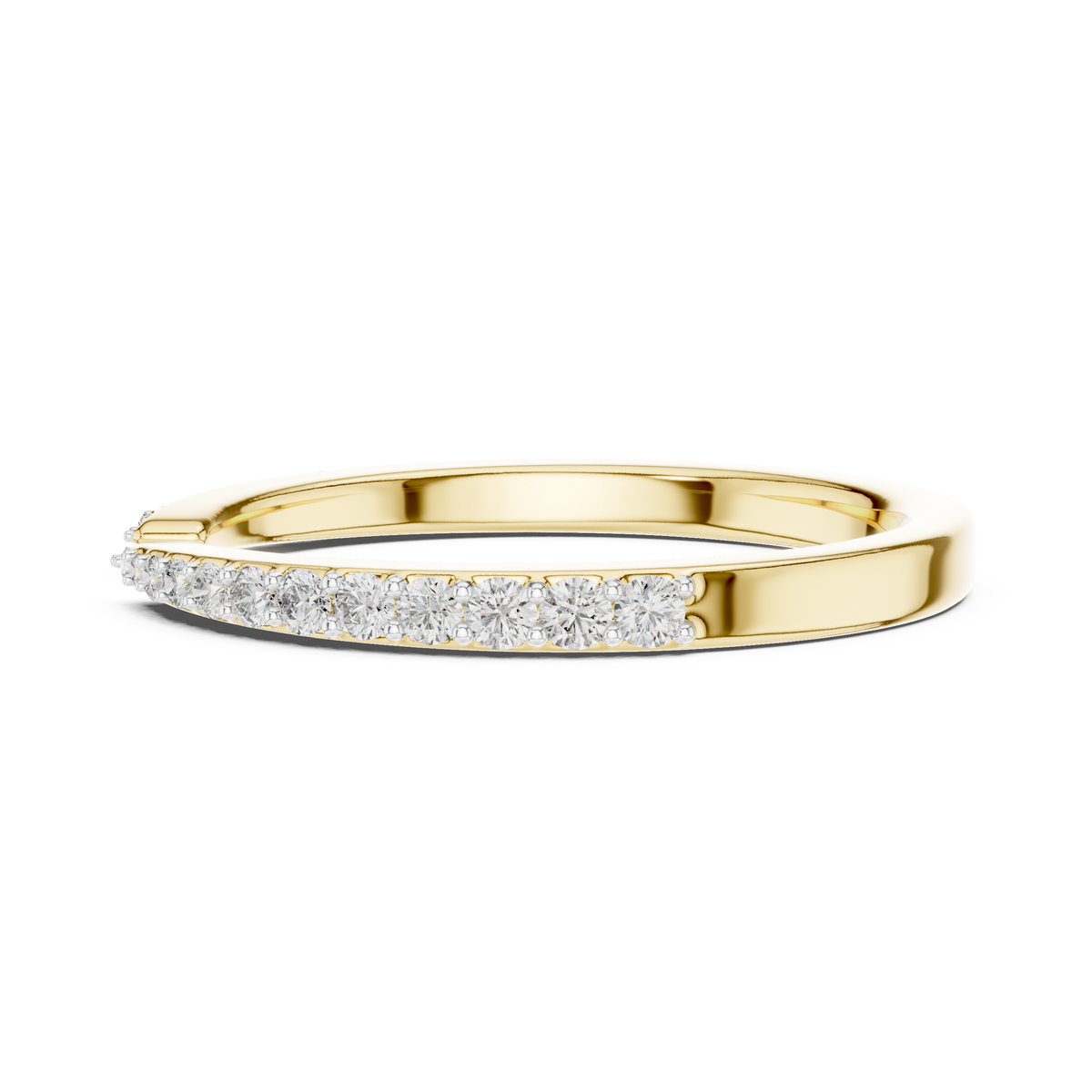 Sleek Spark Diamond Ring