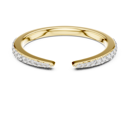 Sleek Spark Diamond Ring