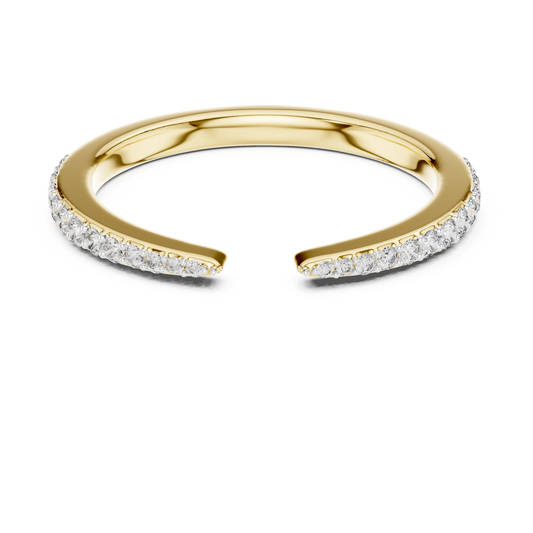 Sleek Spark Diamond Ring