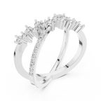 Twisted Elegance Diamond Band