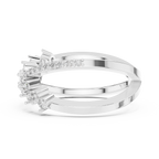 Twisted Elegance Diamond Band
