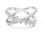 Twisted Elegance Diamond Band