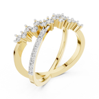 Twisted Elegance Diamond Band