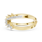 Twisted Elegance Diamond Band