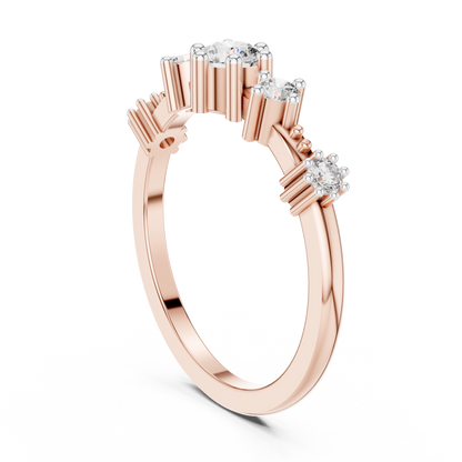 Infinite Spark Gold Ring
