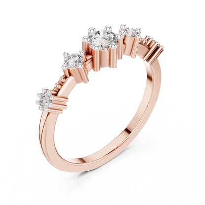 Infinite Spark Gold Ring