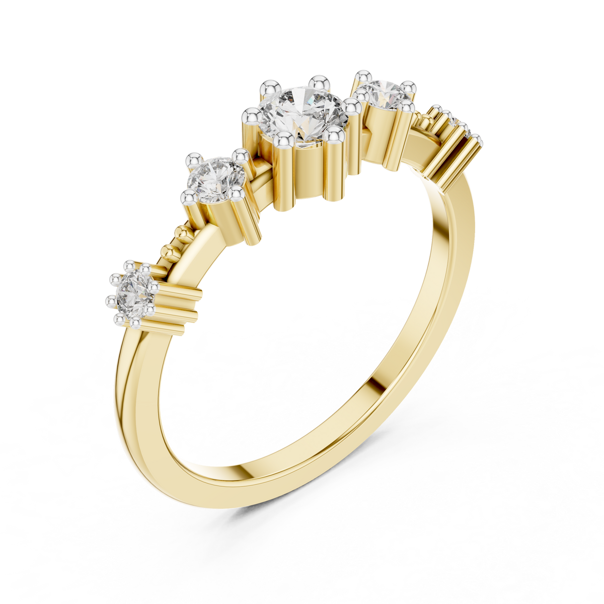 Infinite Spark Gold Ring