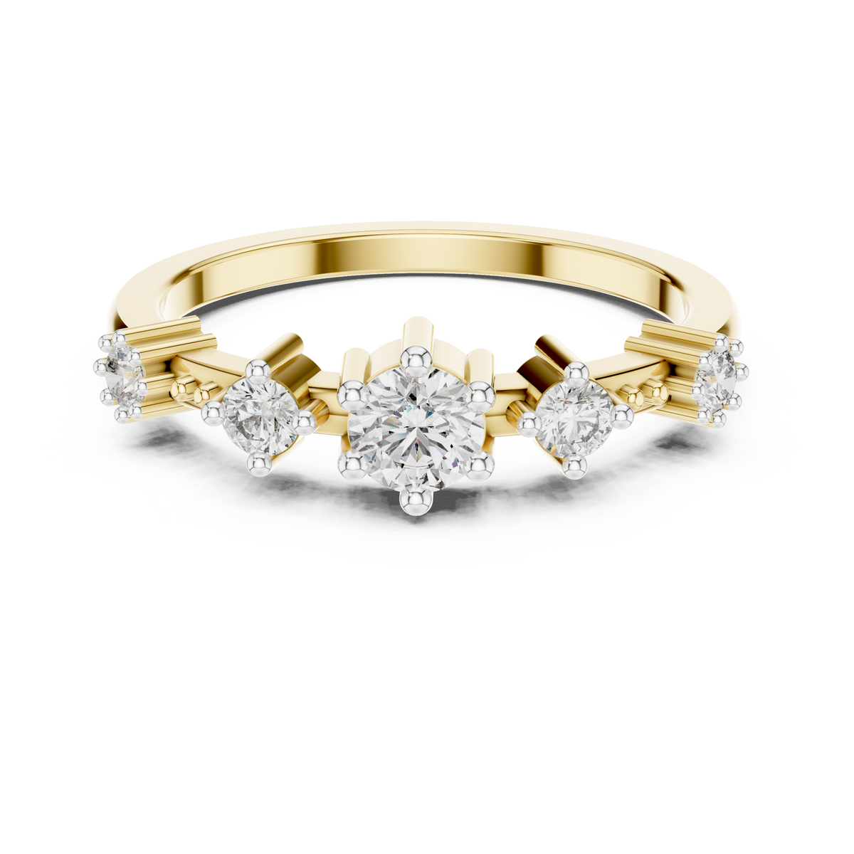 Infinite Spark Gold Ring