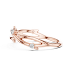 Golden Branch Elegance Ring