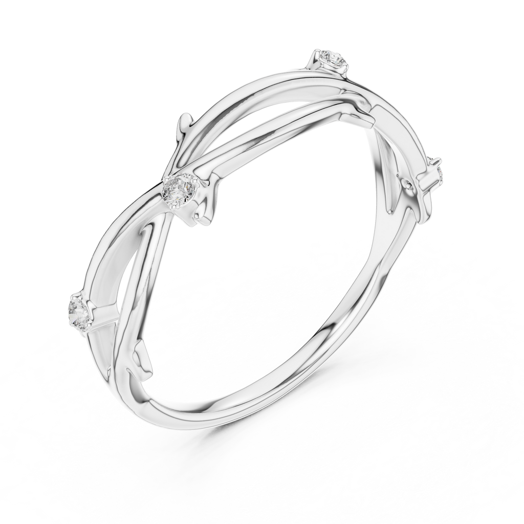 Golden Branch Elegance Ring