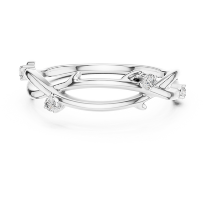 Golden Branch Elegance Ring