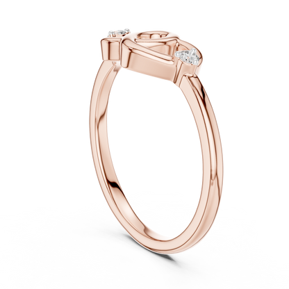 Sweetheart Spark Diamond Band