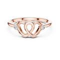 Sweetheart Spark Diamond Band