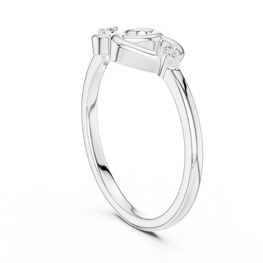 Sweetheart Spark Diamond Band