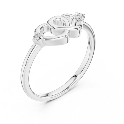 Sweetheart Spark Diamond Band