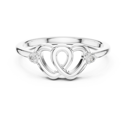Sweetheart Spark Diamond Band