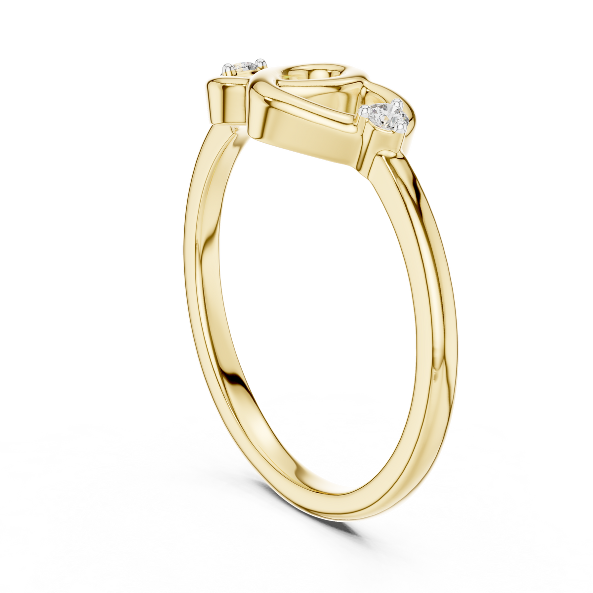 Sweetheart Spark Diamond Band