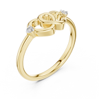 Sweetheart Spark Diamond Band