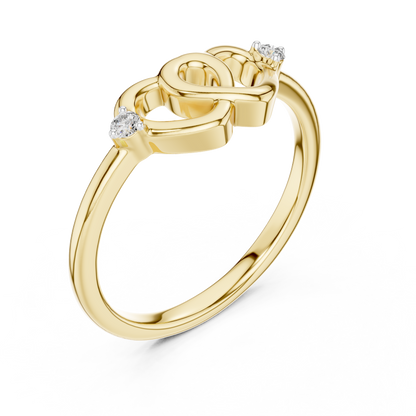 Sweetheart Spark Diamond Band