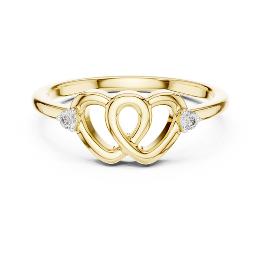 Sweetheart Spark Diamond Band
