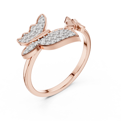 Butterfly Bloom Diamond Ring
