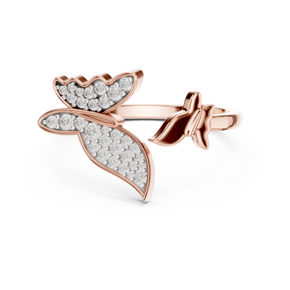 Butterfly Bloom Diamond Ring