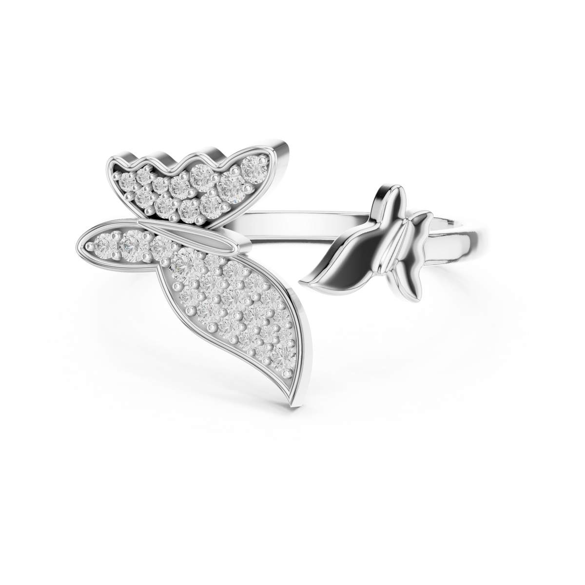 Butterfly Bloom Diamond Ring