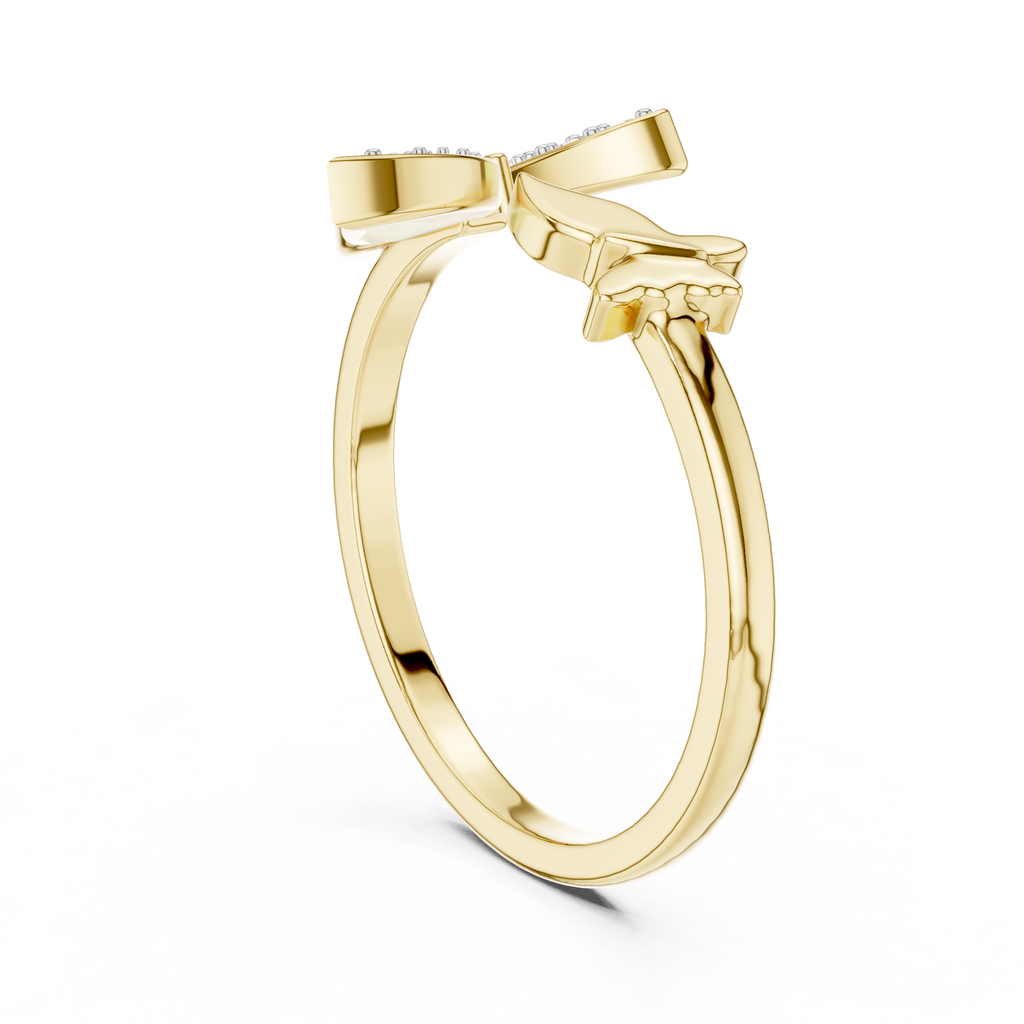 Butterfly Bloom Diamond Ring