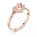Queen of Hearts Diamond Ring
