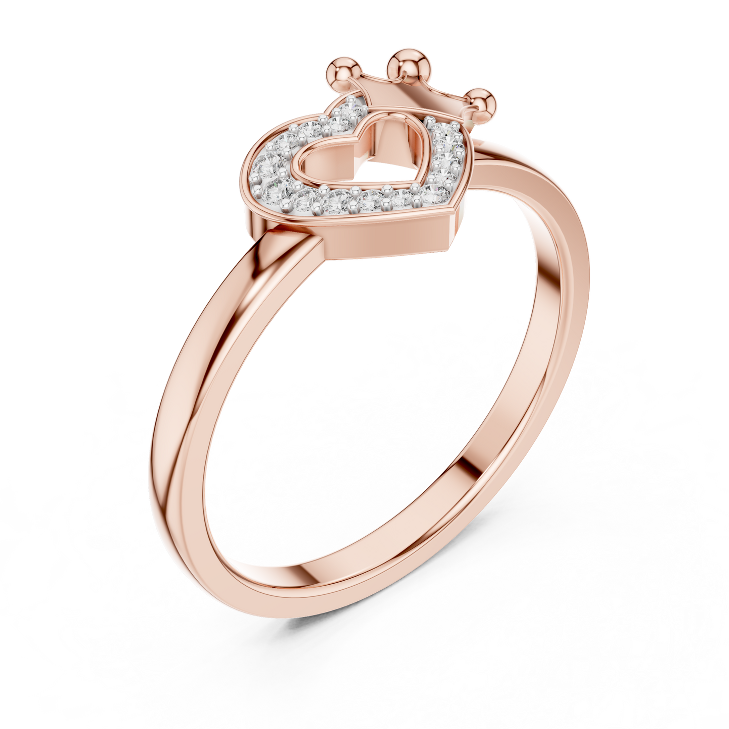 Queen of Hearts Diamond Ring