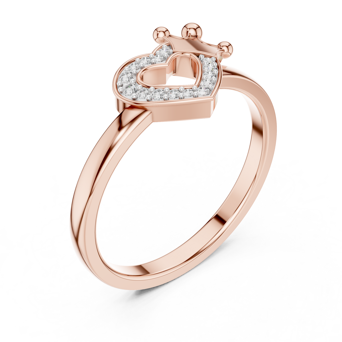 Queen of Hearts Diamond Ring