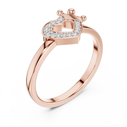Queen of Hearts Diamond Ring