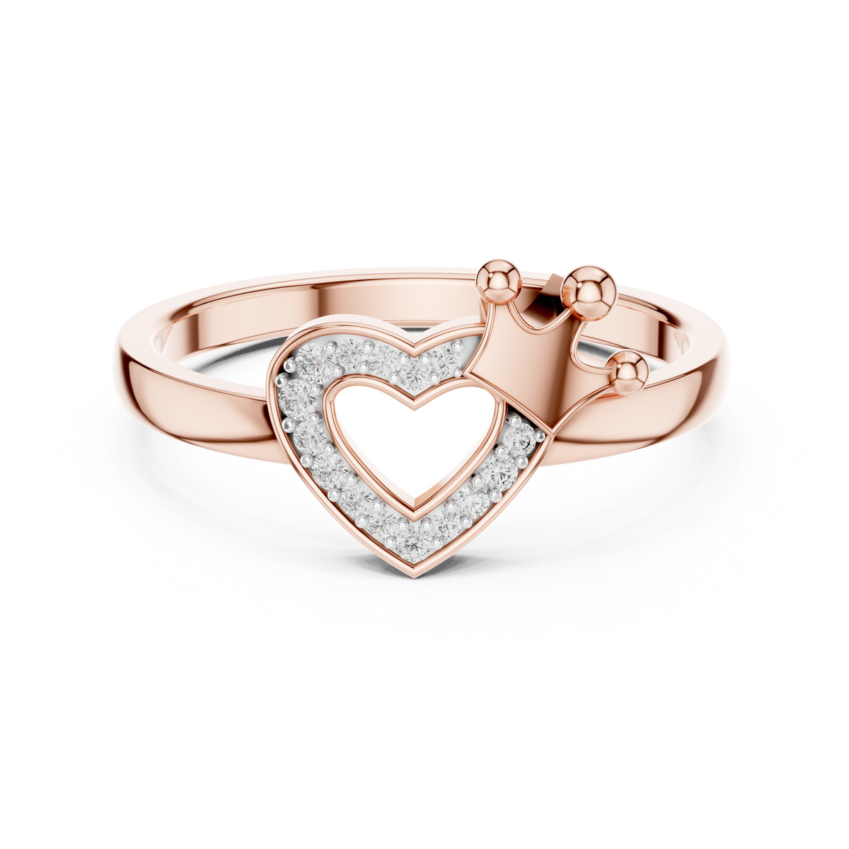 Queen of Hearts Diamond Ring