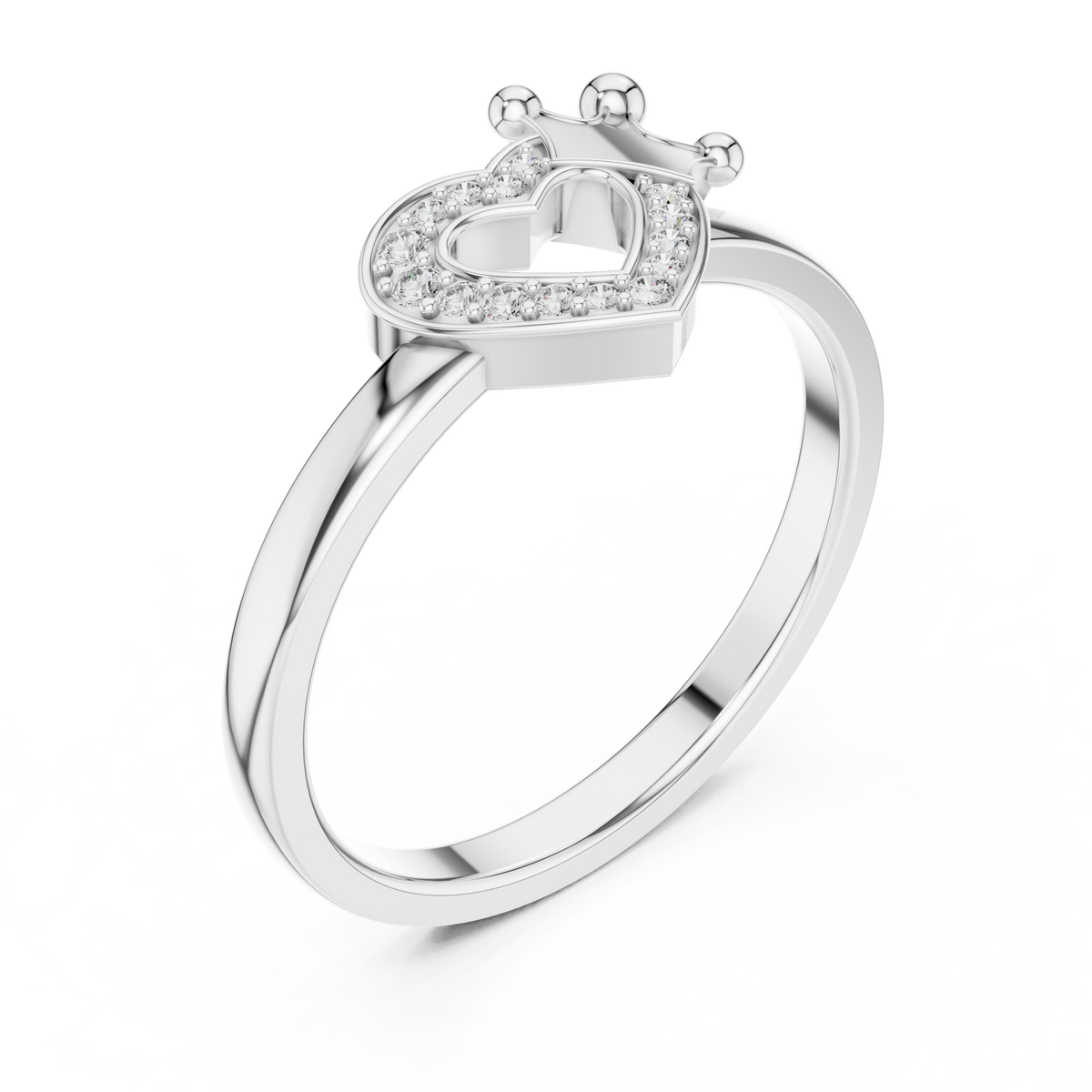 Queen of Hearts Diamond Ring
