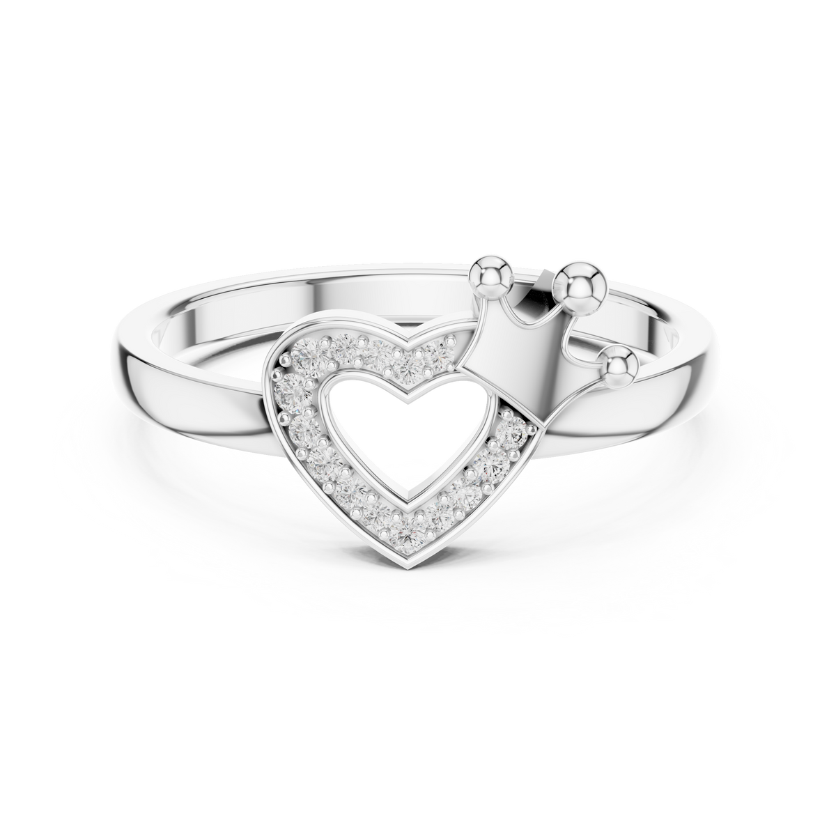 Queen of Hearts Diamond Ring