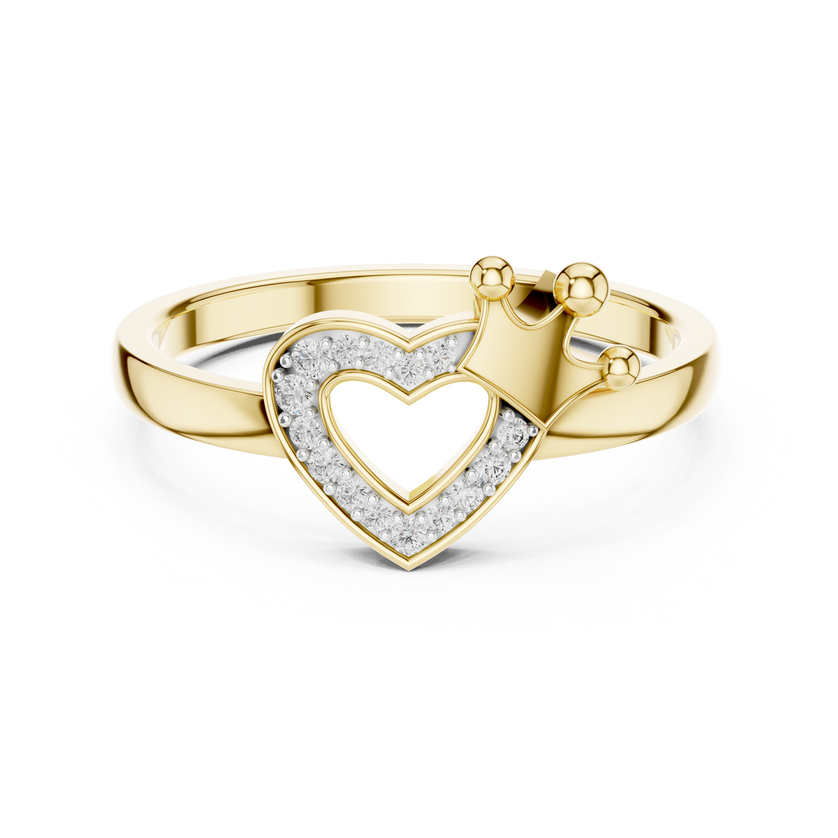 Queen of Hearts Diamond Ring