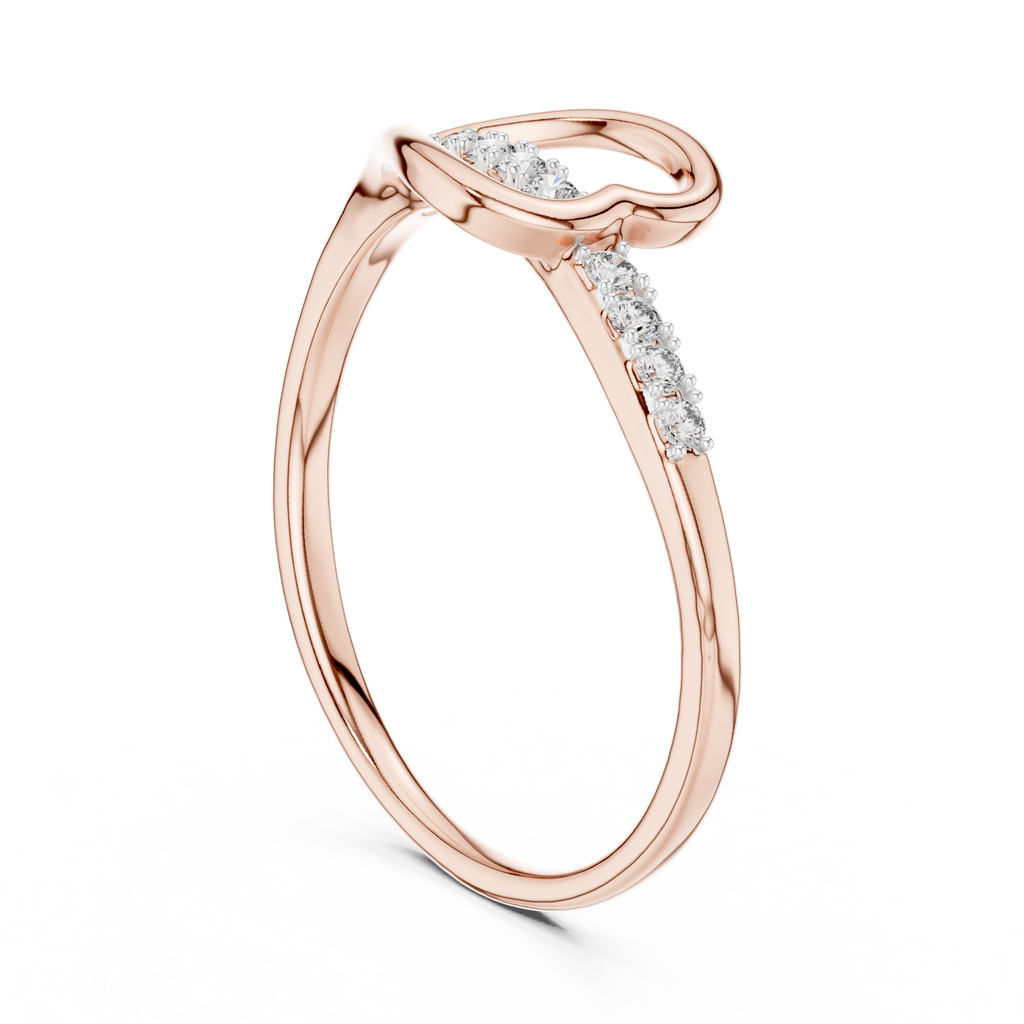 Heartline Glow Diamond Ring