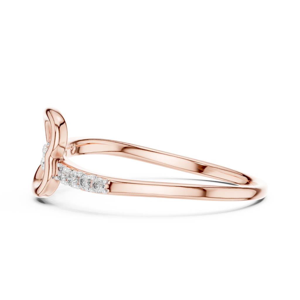 Heartline Glow Diamond Ring