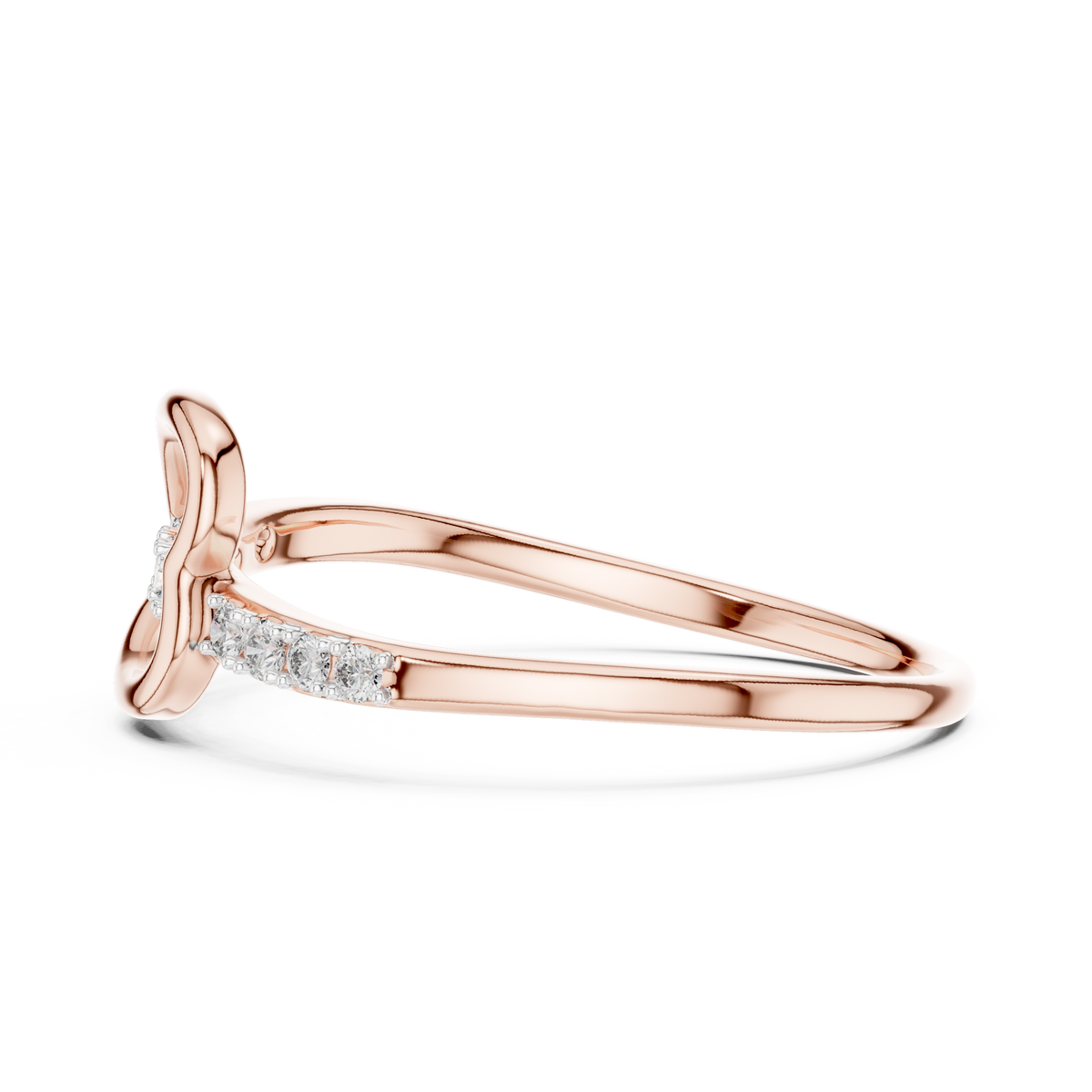 Heartline Glow Diamond Ring