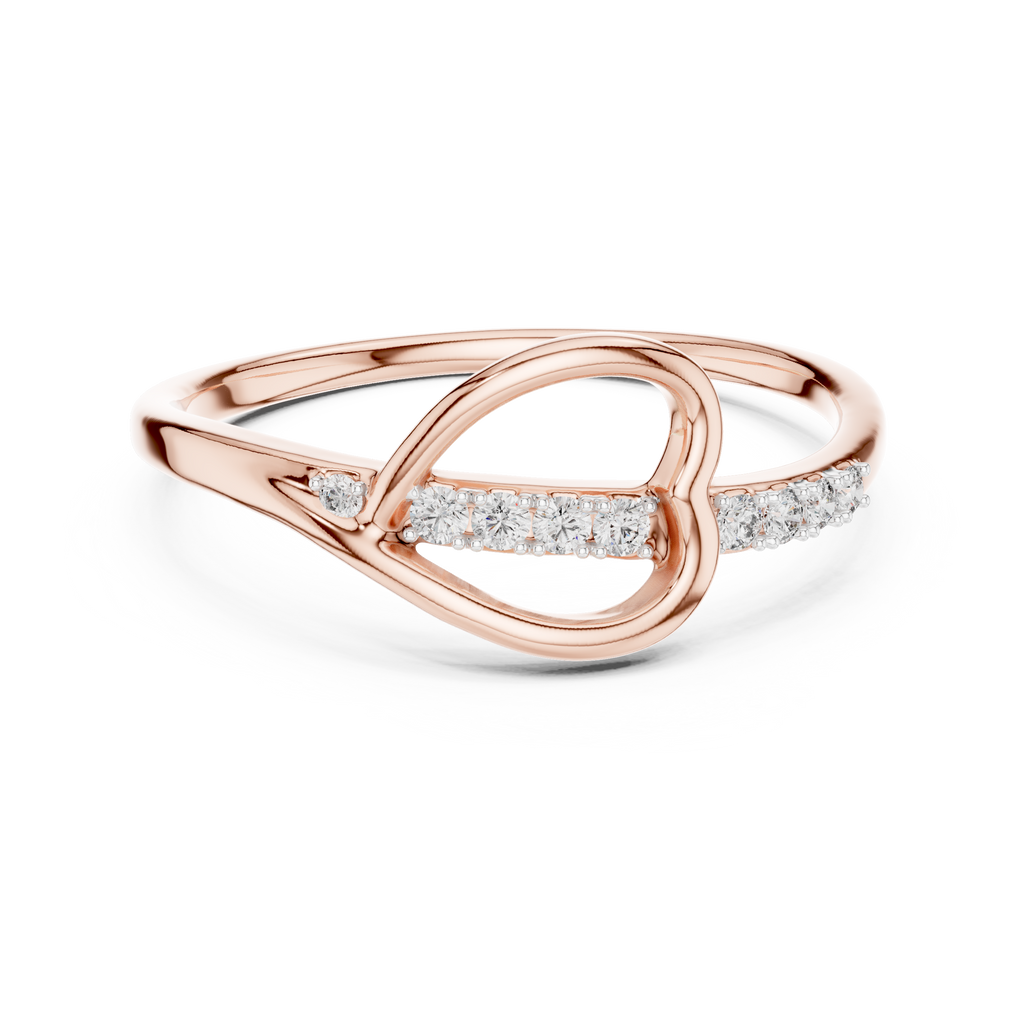 Heartline Glow Diamond Ring