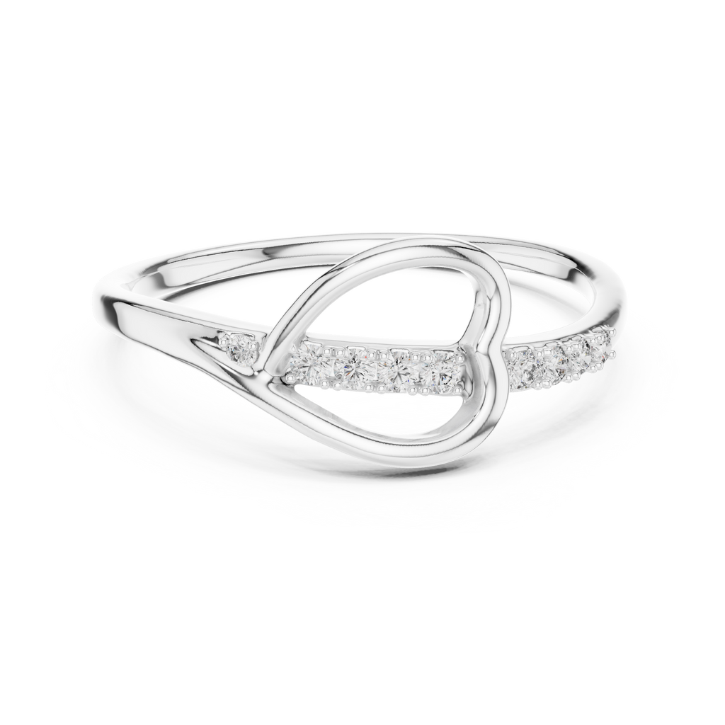 Heartline Glow Diamond Ring