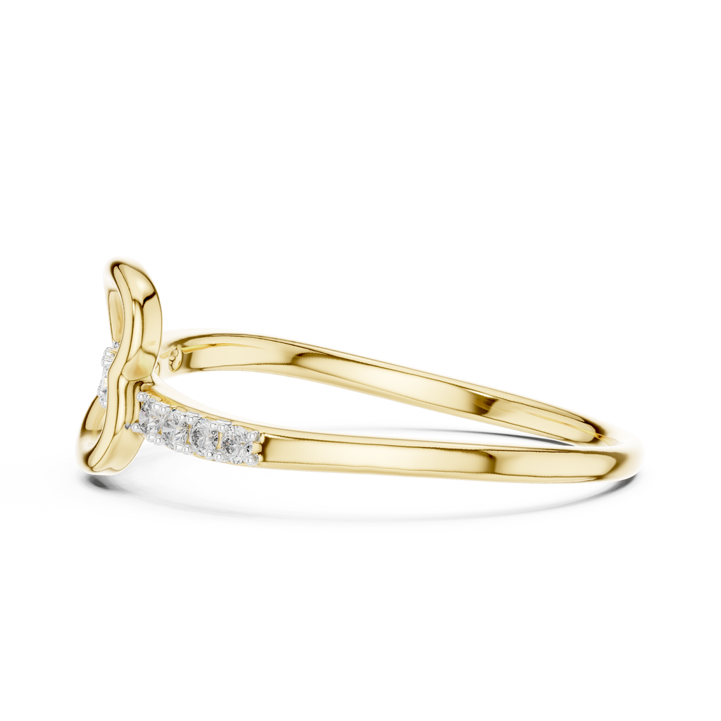 Heartline Glow Diamond Ring