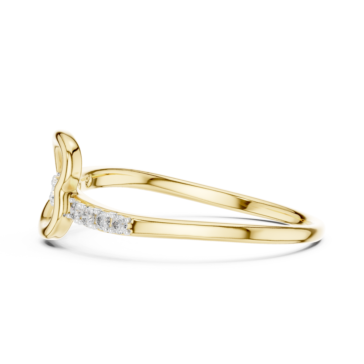 Heartline Glow Diamond Ring