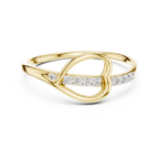 Heartline Glow Diamond Ring