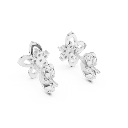 Premium Butterfly Earrings with Diamonds | Fine Gold Jewelry Gift