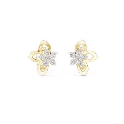 Premium Butterfly Earrings with Diamonds | Fine Gold Jewelry Gift