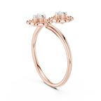 Luxe Floral Open Ring