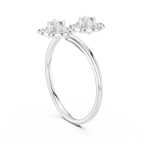 Luxe Floral Open Ring