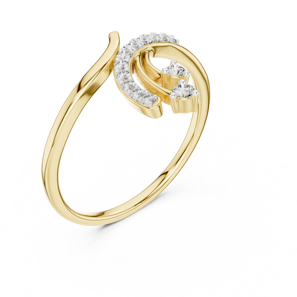 Diamond Drift Elegance Ring