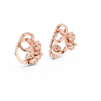 Graceful Loop Diamond Earrings
